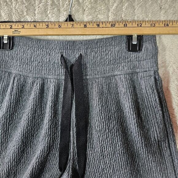 Lululemon Retreat Yourself Crop Pants 4 Gray Ribbed Athleisure Relaxed Wide Leg - Picture 5 of 7
